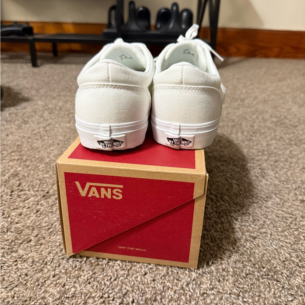 Brand new white Vans - Size 9 1/2 - Picture 4 of 9